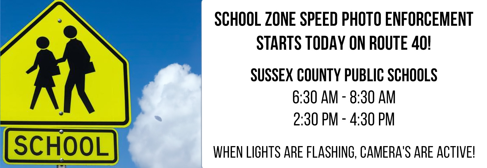 School Zone Speed Photo Enforcement